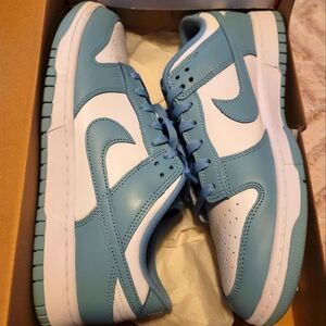 Nike Blue and White Sneakers
